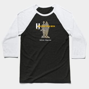 Huntington Beach Surfer Baseball T-Shirt